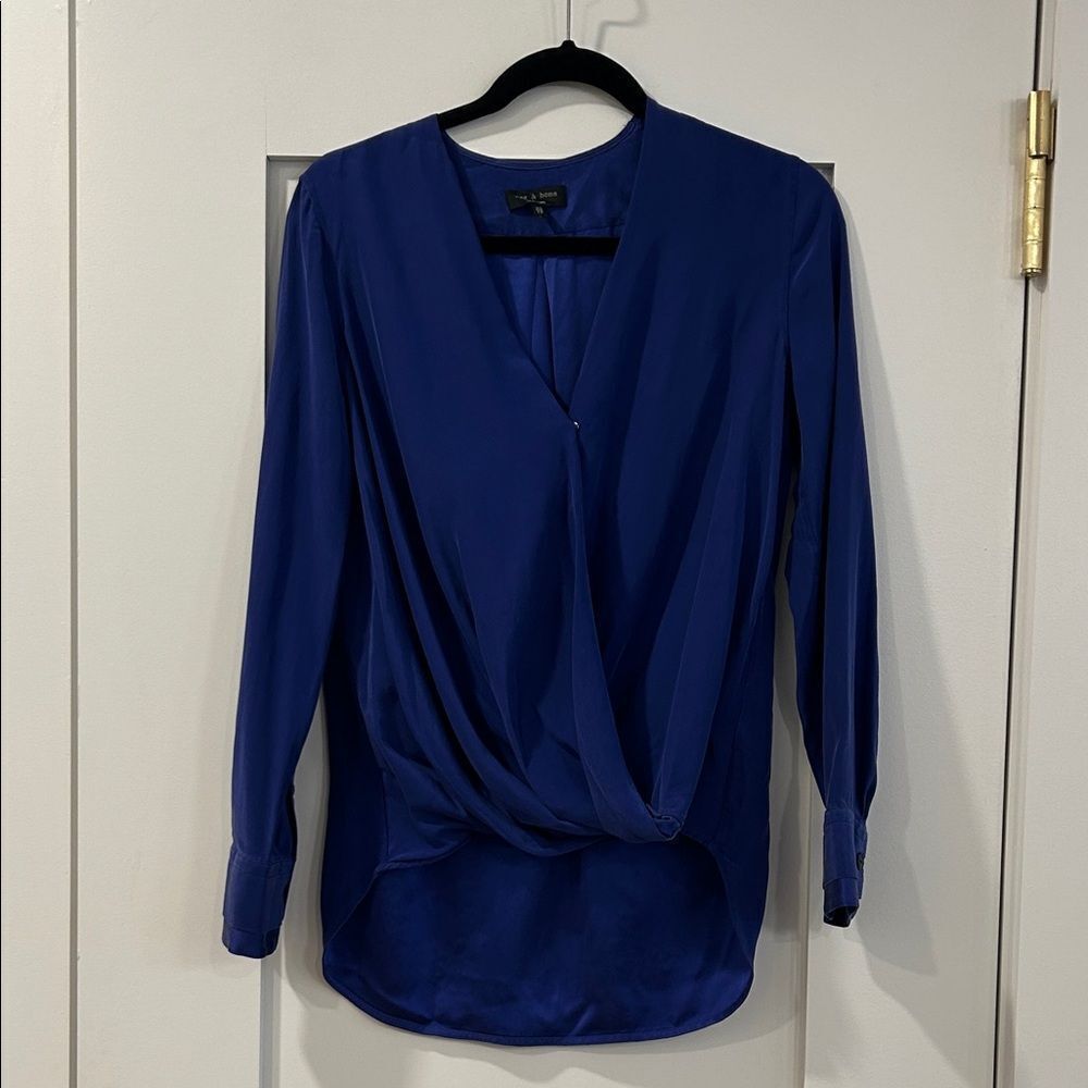 Rag & Bone Royal Blue Women's Top, Size XS